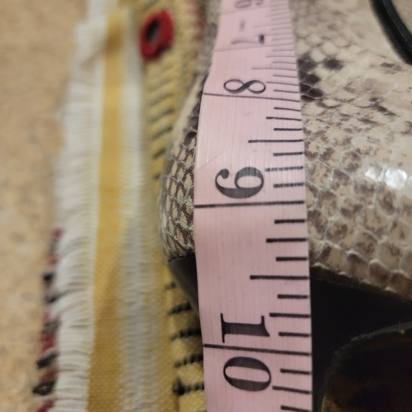 Charles David Snakeskin Short Stiletto Boots Made In Italy Sz 9 - Picture 14 of 16